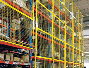 Partitions - Wire Mesh Rack Guards