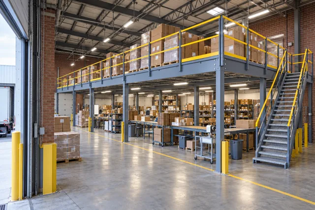 Warehouse Mezzanine Column Layout: Keep the Ground Floor Working