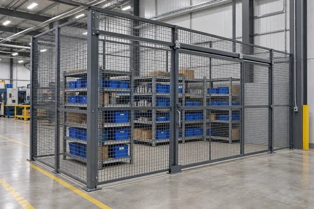Wire-Mesh Storage Cages: Plan Access from Receiving to Retrieval