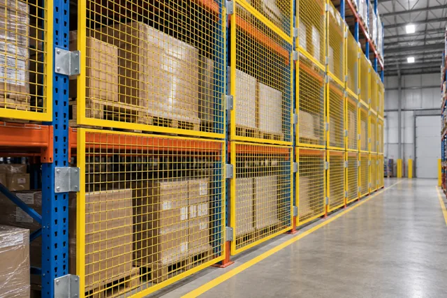 Pallet Rack Backing: Plan Mesh Coverage and Load Clearance