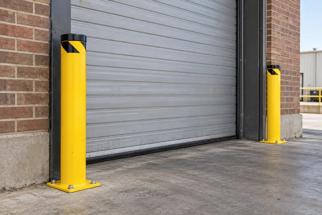 Warehouse Bollard Spacing: Measure the Opening and the Exposure