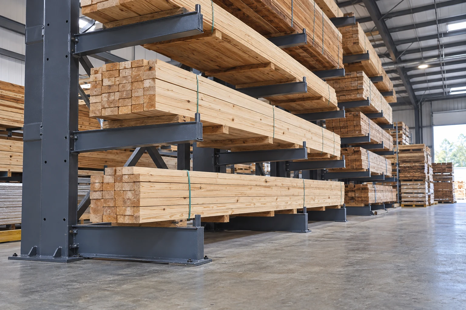 Lumber lengths and support positions need coordinated planning.