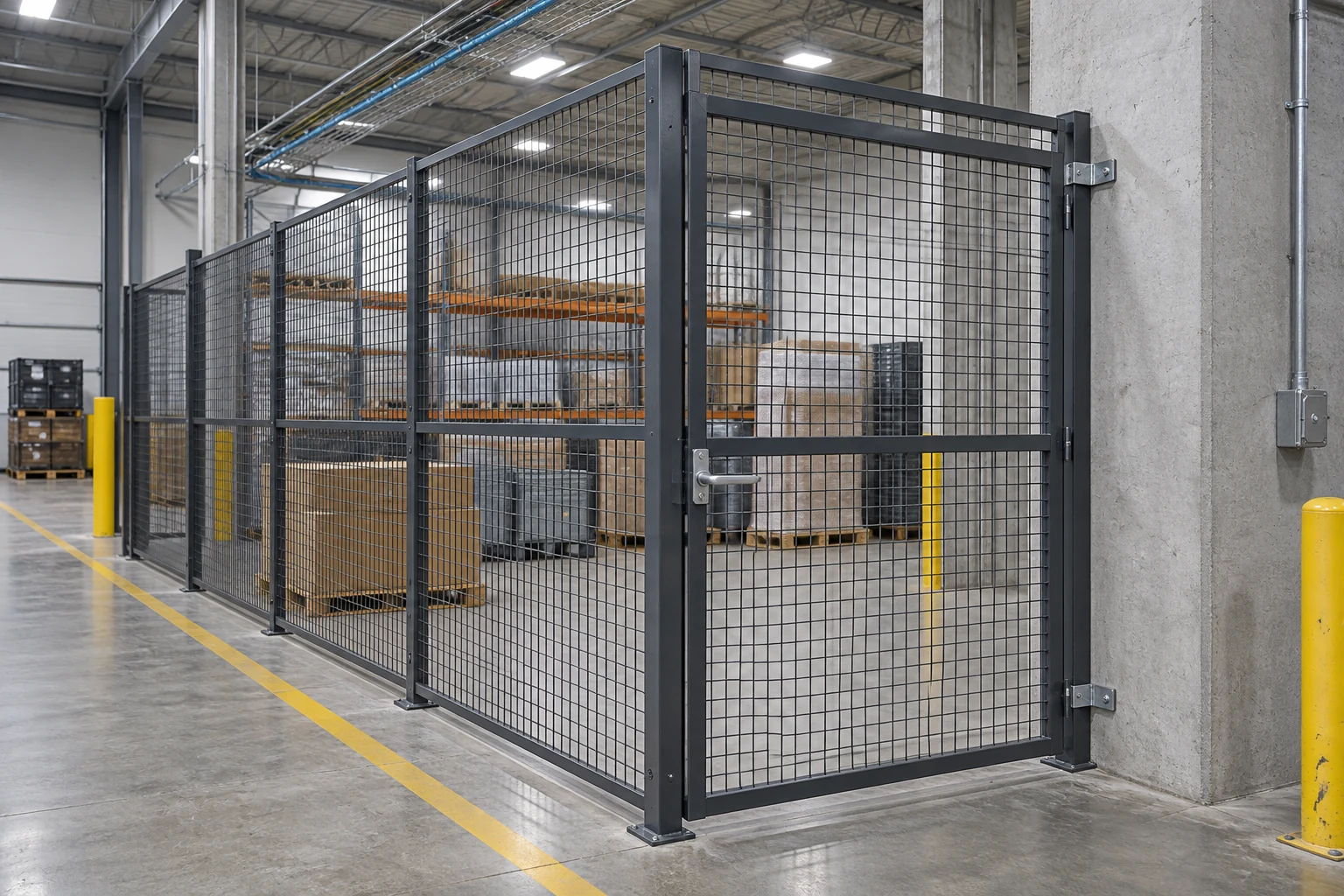 Building interfaces and access points belong in the layout.