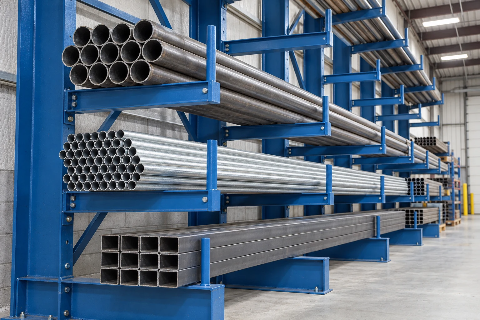 Pipe loads and retention accessories must suit the arrangement.