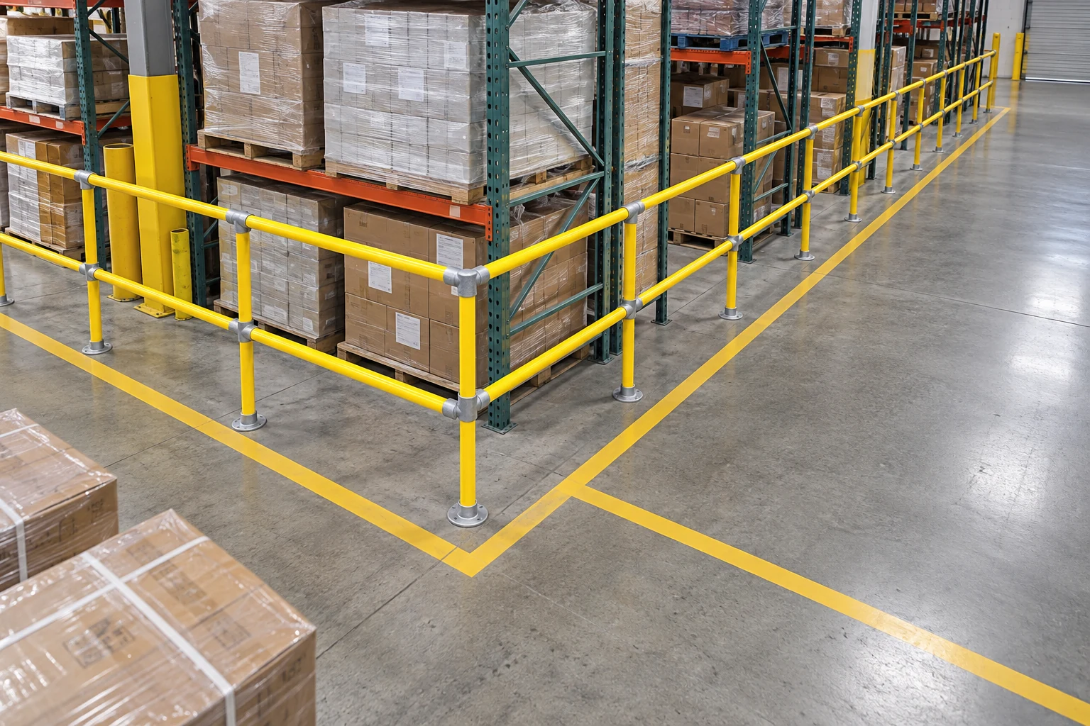 Sightlines and clear openings are part of route planning.