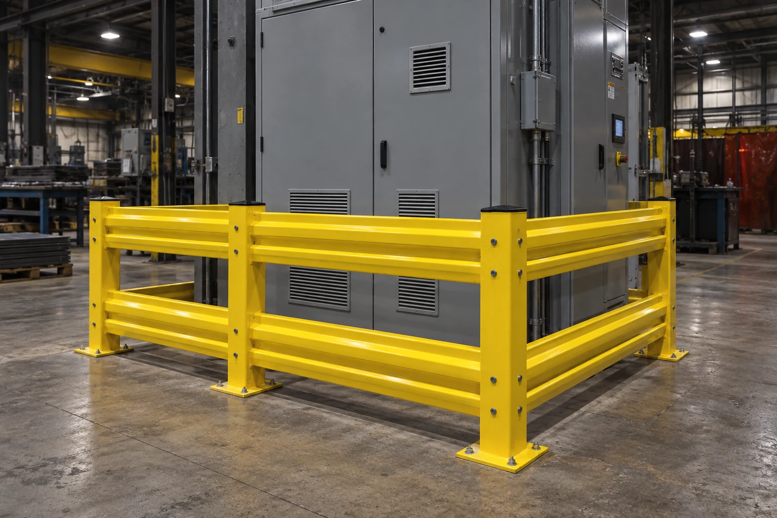 A double-rail configuration provides different vertical coverage.