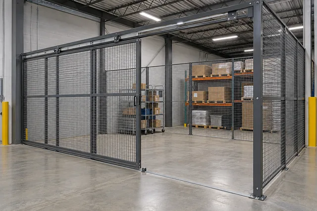 Sliding vs Swing Gates for Warehouse Partitions
